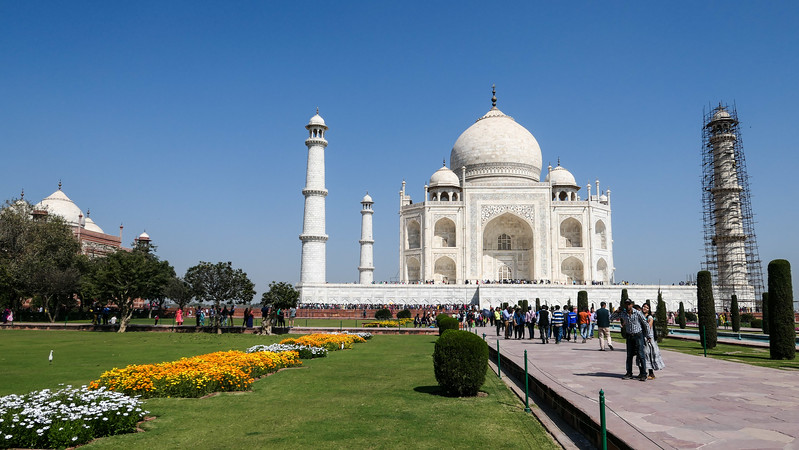 Visiting the Taj Mahal in Agra