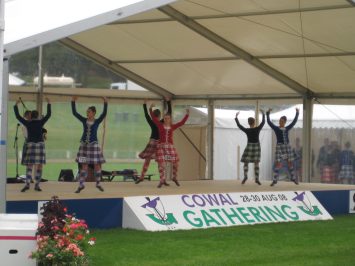 Un viaje por carretera al Cowal Highland Gathering en Dunoon